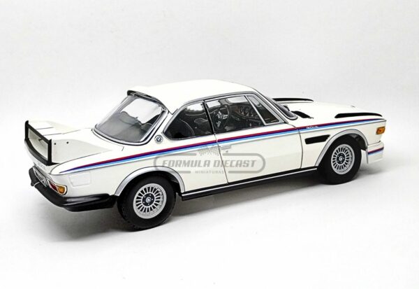 Miniatura de carro BMW 3.0 CSL 1973-75, Branco, escala 1:18, marca Minichamps