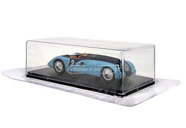 Miniatura de carro Bugatti 57G #2 Wimille/Benoist, Vencedor 24h Le Mans 1937, escala 1:43, marca Spark