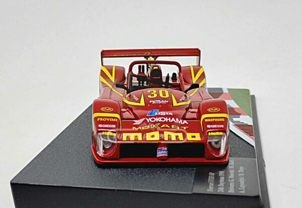Miniatura de carro Ferrari F333 SP #30 Moretti/Luyendyk/Baldi, Vencedor 24h Daytona 1998, escala 1:43, marca Altaya