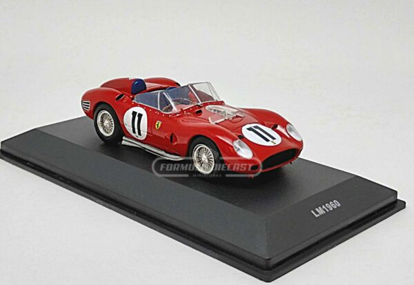 Miniatura de carro Ferrari TR60 #11 Gendebien/Frere, Vencedor 24h Le Mans 1960, escala 1:43, marca IXO