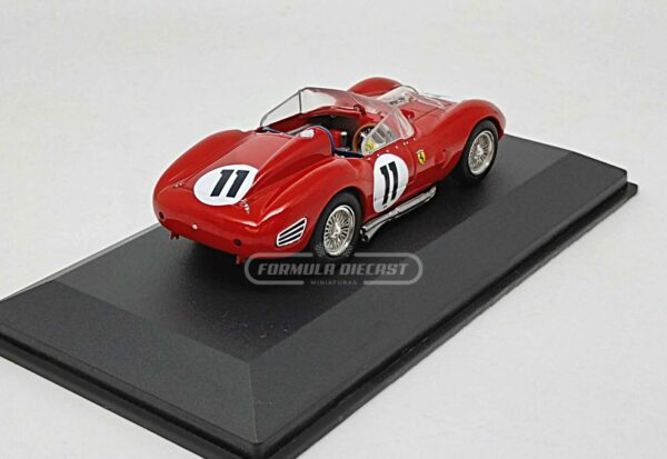Miniatura de carro Ferrari TR60 #11 Gendebien/Frere, Vencedor 24h Le Mans 1960, escala 1:43, marca IXO