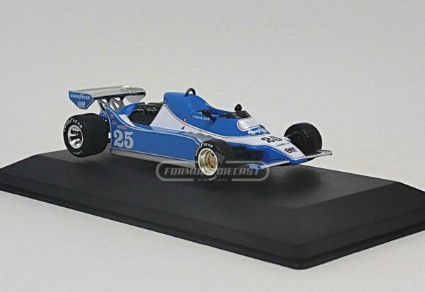 Miniatura de carro Ligier JS11 #25 P.Depailler, F1 1979, escala 1:43, marca CMR