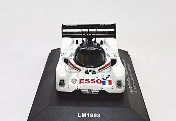 Miniatura de carro Peugeot 905 Evo 1B #3 Hélary/Bouchut/Brabham, Vencedor 24h Le Mans 1993, escala 1:43, marca IXO
