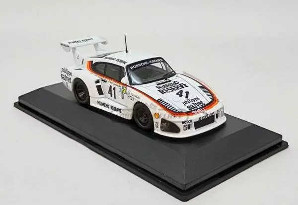 Miniatura de carro Porsche 935 K3 #41 Ludwig/Whittington/Whittington, Vencedor 24h Le Mans 1979, escala 1:43, marca CMR