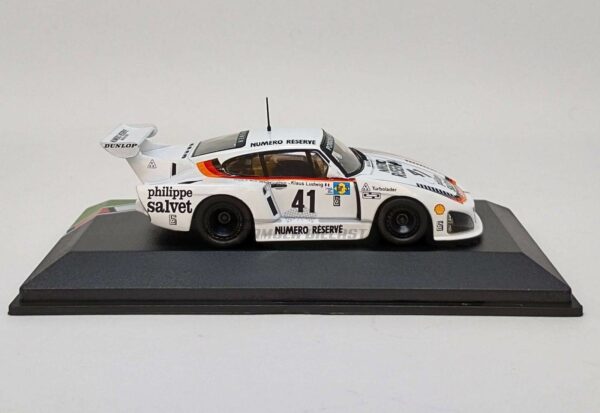 Miniatura de carro Porsche 935 K3 #41 Ludwig/Whittington/Whittington, Vencedor 24h Le Mans 1979, escala 1:43, marca CMR