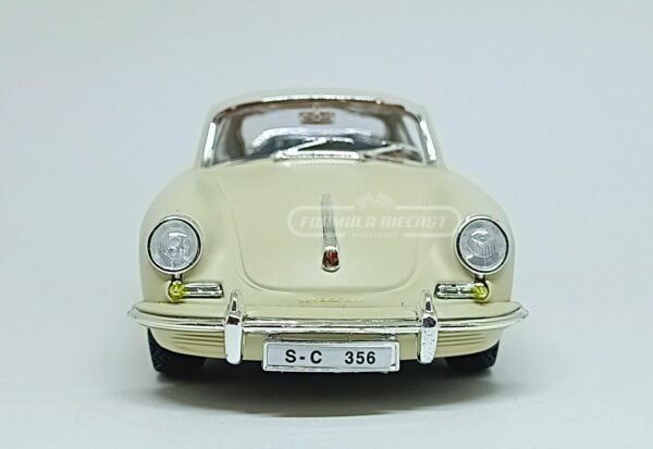 Miniatura de carro Porsche 356B Coupe 1961, escala 1:24, marca Bburago