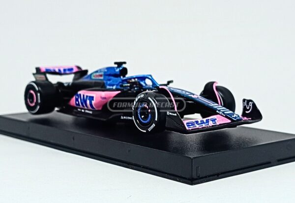 Miniatura de carro Alpine BWT A523 #31 E. Ocon (c/ piloto), F1 2023, escala 1:43, marca Bburago