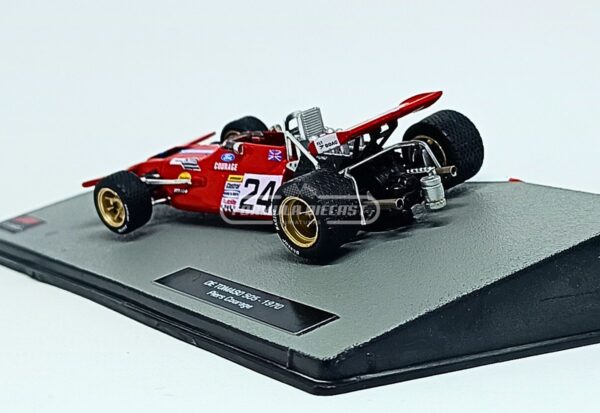 Miniatura de carro De Tomaso 505 #24 Piers Courage, F1 1970, escala 1:43, marca Altaya