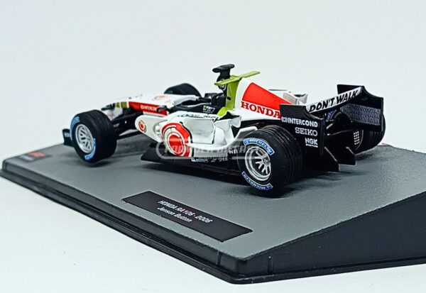 Miniatura de carro Honda RA106 #12 Jenson Button, F1 2006, escala 1:43, marca Altaya