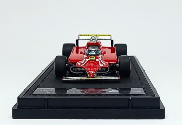 Miniatura de carro Ferrari 126 CK #27 G. Villeneuve, F1 1981, escala 1:43, marca GP Replicas