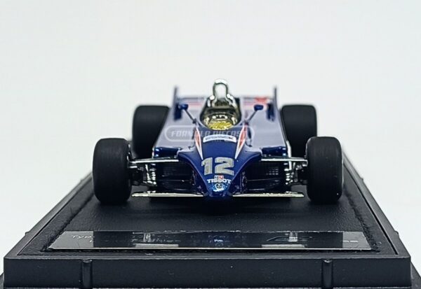 Miniatura de carro Lotus 88 #12 N. Mansell, F1 1981, escala 1:43, marca GP Replicas