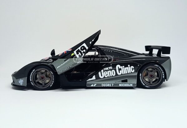 Miniatura de carro McLaren F1 GTR #59 Lehto/Dalmas/Sekiya, Vencedor 24h Le Mans 1995, escala 1:18, marca Solido