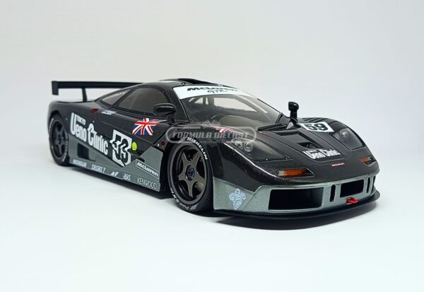 Miniatura de carro McLaren F1 GTR #59 Lehto/Dalmas/Sekiya, Vencedor 24h Le Mans 1995, escala 1:18, marca Solido