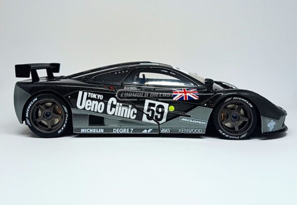 Miniatura de carro McLaren F1 GTR #59 Lehto/Dalmas/Sekiya, Vencedor 24h Le Mans 1995, escala 1:18, marca Solido