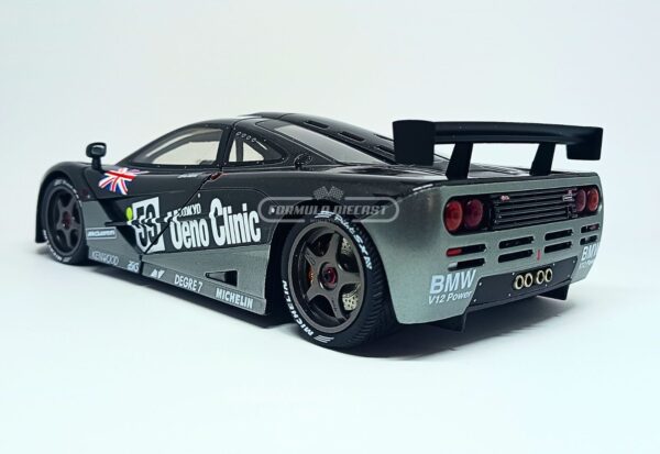 Miniatura de carro McLaren F1 GTR #59 Lehto/Dalmas/Sekiya, Vencedor 24h Le Mans 1995, escala 1:18, marca Solido