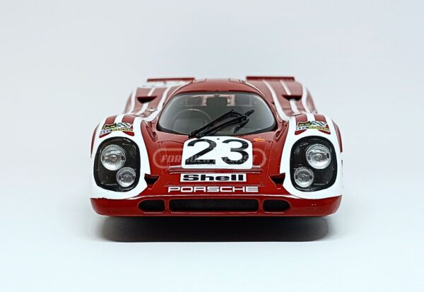 Miniatura de carro Porsche 917K #23 Herrmann/Attwood, Vencedor 24h de Le Mans 1970, escala 1:18, marca KK-Scale