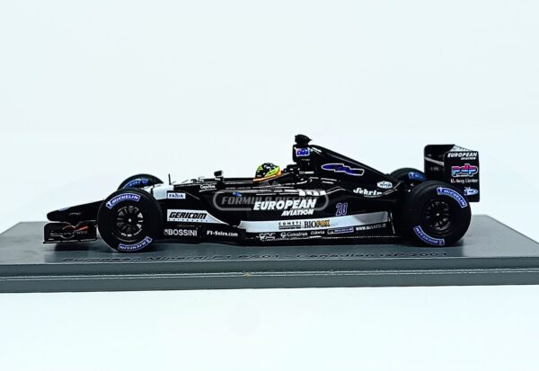 Miniatura de carro Minardi PS01 #20 T. Marques, GP Canadá F1 2001, escala 1:43, marca Spark