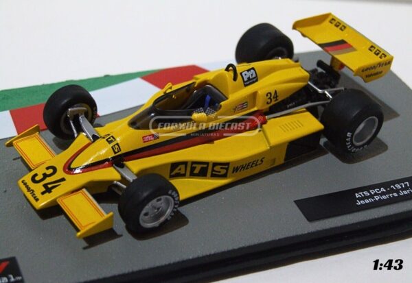 Miniatura de carro Penske PC4 #34 J.P.Jarier, Fórmula 1 1977, escala 1:43, marca Altaya