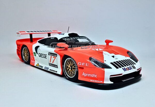 Miniatura de carro Porsche 911 GT1 #17 Collard/Baldi, FIA GT Championship 1997, escala 1:18, marca Werk83