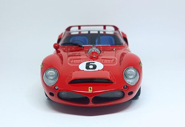 Miniatura de carro Ferrari 330 TRI #6 O. Gendebien/P. Hill, Vencedor 24h Le Mans 1962, escala 1:18, marca Werk83