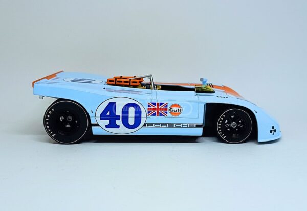 Miniatura de carro Porsche 908/03 #40 L. Kinnunen/P. Rodriguez, 2º lugar Targa Florio 1970, escala 1:18, marca Werk83