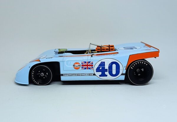 Miniatura de carro Porsche 908/03 #40 L. Kinnunen/P. Rodriguez, 2º lugar Targa Florio 1970, escala 1:18, marca Werk83