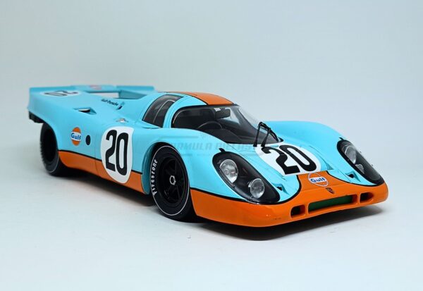 Miniatura de carro Porsche 917K #20 Siffert/Redman, 24h Le Mans 1970, escala 1:18, marca Werk83