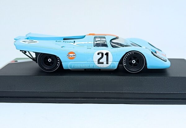 Miniatura de carro Porsche 917K #21 Rodriguez/Kinnunen, 24h Le Mans 1970, escala 1:43, marca CMR