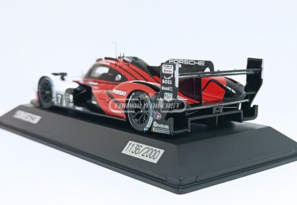 Miniatura de carro Porsche 963 Penske #7 Nasr/Campbell/Christensen, 24h Daytona 2023, escala 1:43, marca Spark